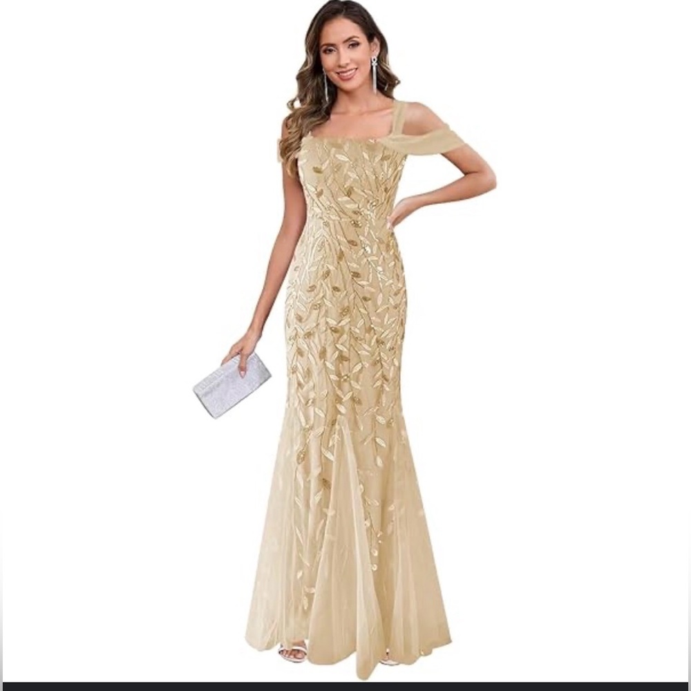Mermaid sequin formal dress